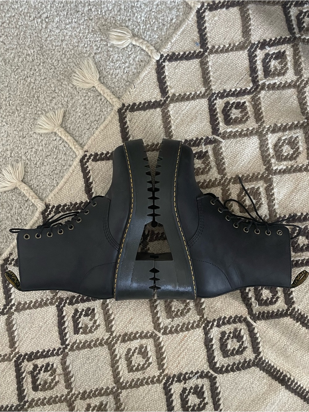Dr. Martens Shriver Hi Platform Heeled Laceup Boots - Picture 8 of 10